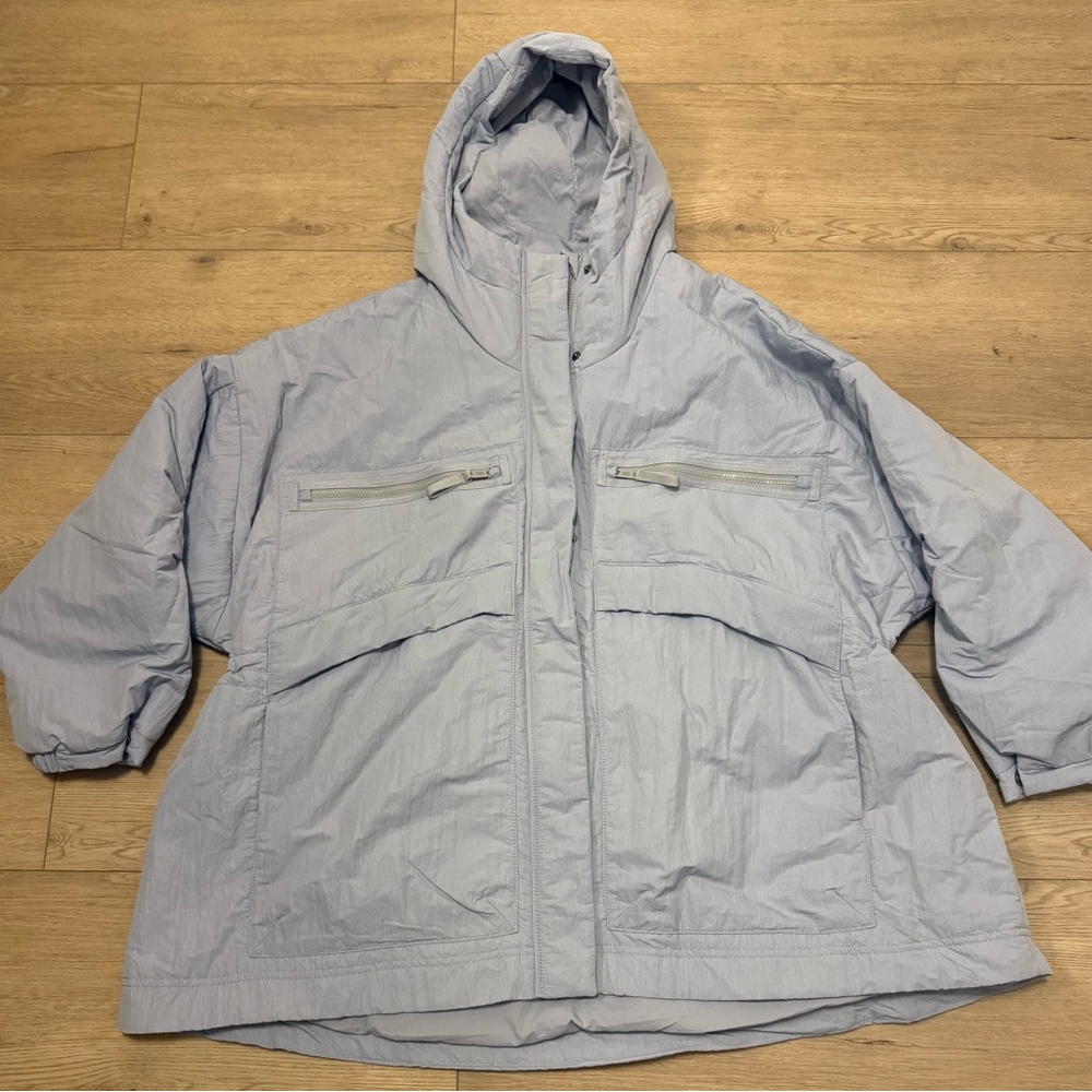 FP Movement by Free People Light Blue Hooded Puffer Jacket - Picture 3 of 9